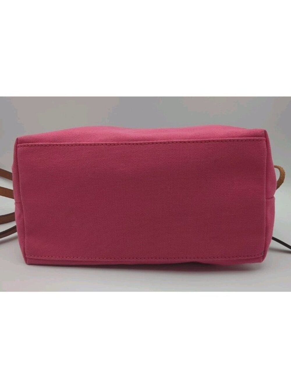 Dooney & Bourke Pink Canvas Vacchetta Leather Mini Juliette Satchel Crossbody - Picture 5 of 13
